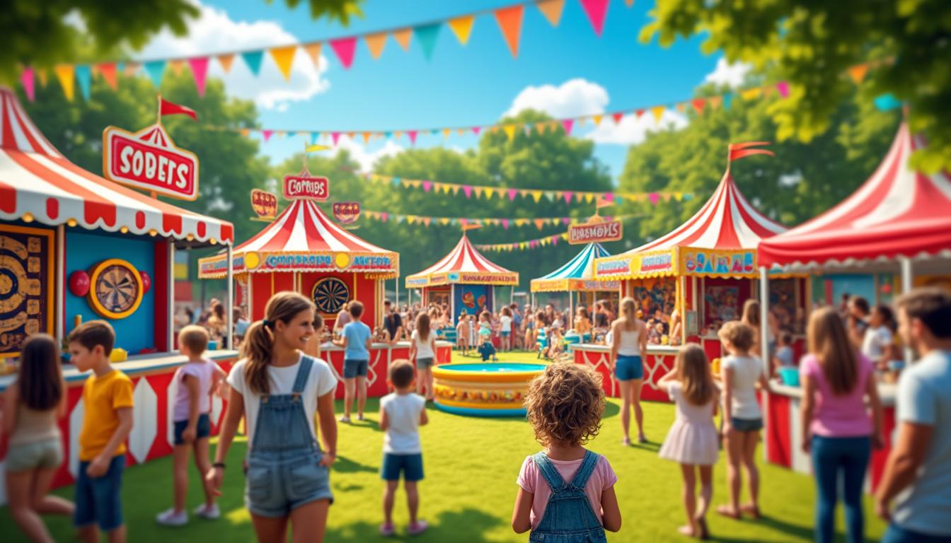 découvrez notre sélection des jeux incontournables pour animer votre kermesse ! des idées amusantes et engageantes qui séduiront petits et grands, pour une journée inoubliable pleine de rires et de convivialité.