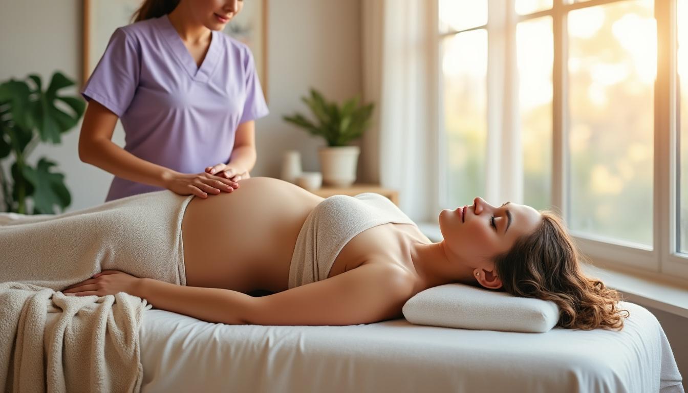 découvrez les bienfaits du massage pour femme enceinte, soulageant les douleurs, réduisant le stress et favorisant le bien-être physique et mental durant la grossesse.