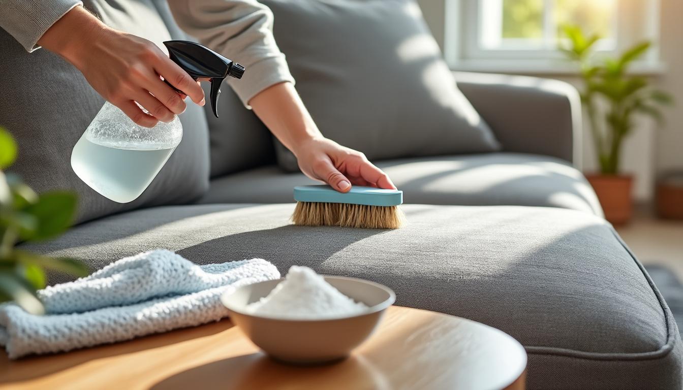 découvrez nos astuces pour nettoyer efficacement un canapé en tissu tout en évitant de l'abîmer. guide pratique pour préserver la beauté et la douceur de votre mobilier.