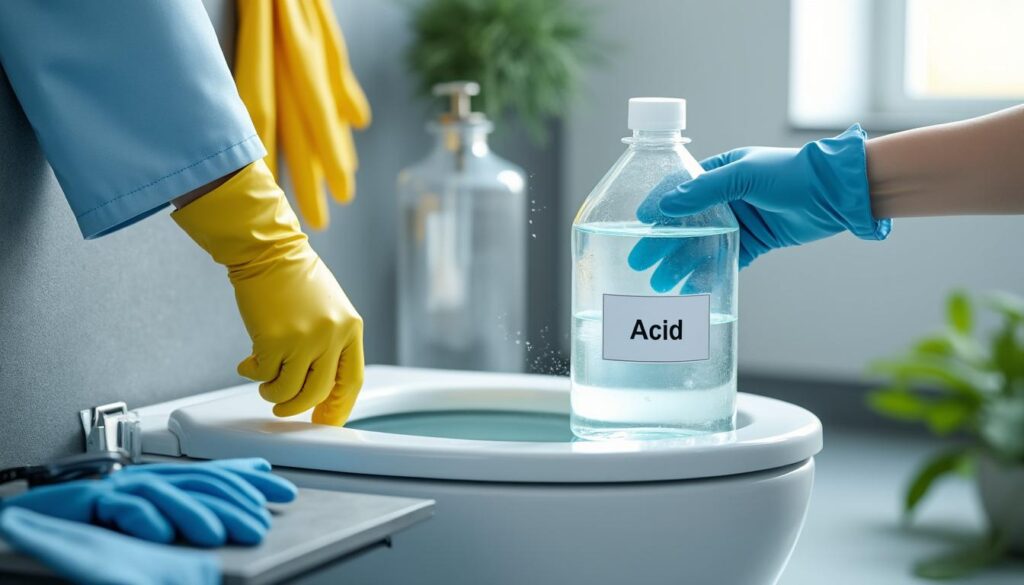 découvrez les utilisations efficaces de l'acide chlorhydrique pour wc et les précautions indispensables à respecter pour un usage sûr et performant.