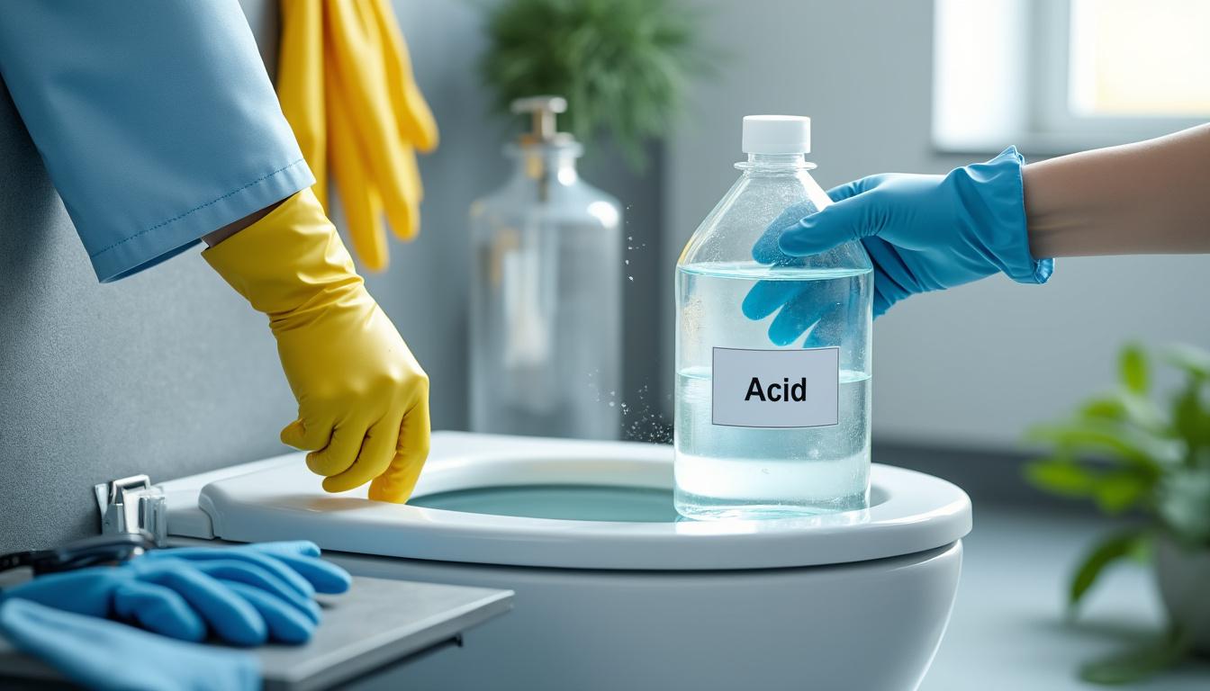 découvrez les utilisations efficaces de l'acide chlorhydrique pour wc et les précautions indispensables à respecter pour un usage sûr et performant.