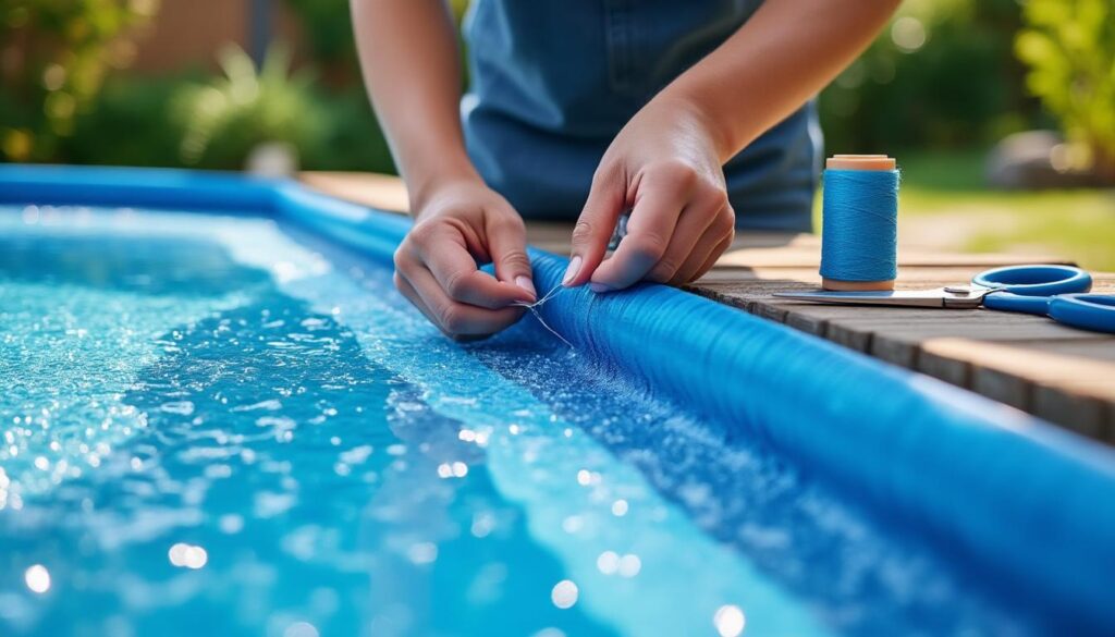apprenez à coudre une bâche à bulle pour piscine facilement et prolongez la durée de vie de votre bassin tout en économisant sur les accessoires de protection.