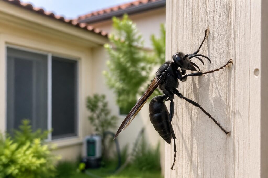 découvrez comment identifier la guêpe noire et apprenez les meilleures méthodes pour protéger votre maison efficacement contre ce nuisible.
