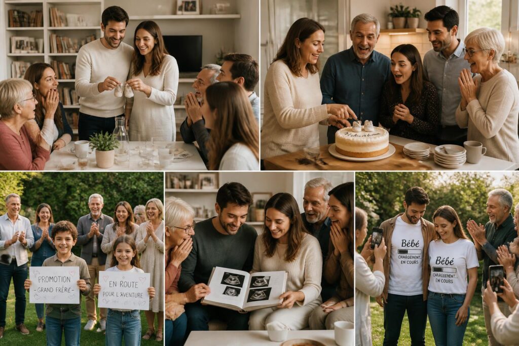 découvrez 5 idées originales pour annoncer une grossesse en famille et partager ce moment unique avec vos proches de manière créative et émouvante.