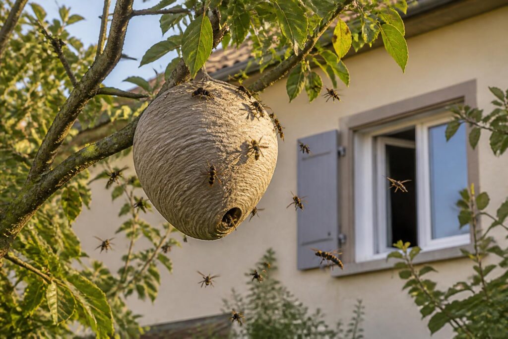 apprenez à identifier les signes d'un nid de frelon asiatique pour protéger efficacement votre maison et assurer la sécurité de votre famille.