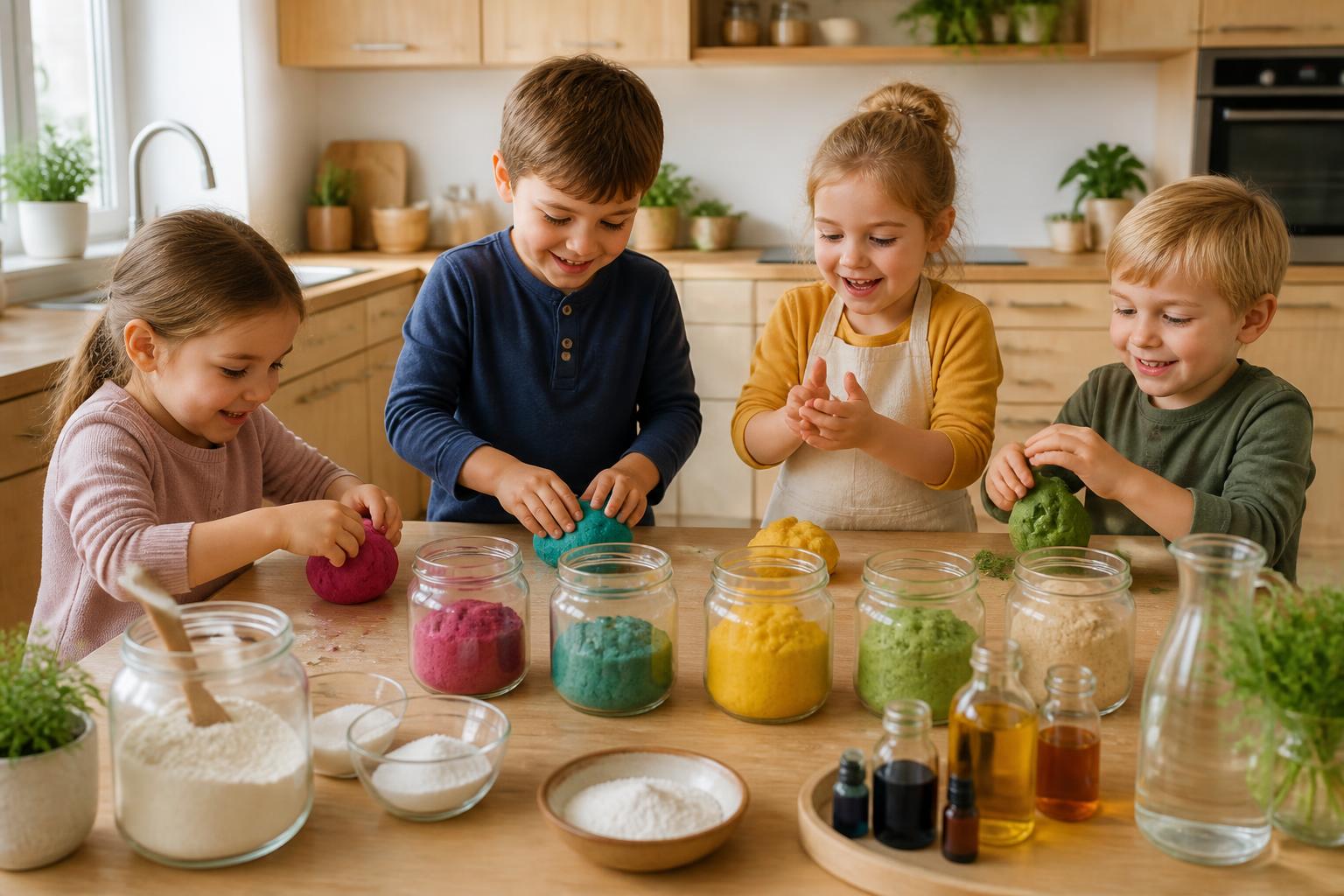 découvrez des recettes simples de pâte à modeler maison pour divertir et occuper les enfants facilement à la maison.