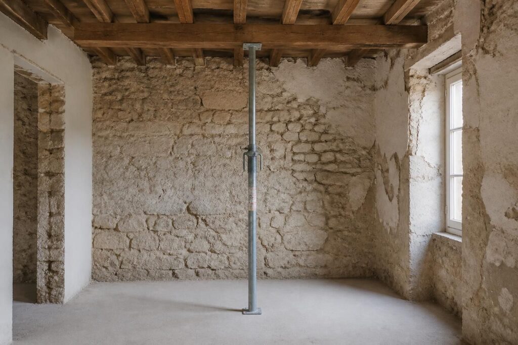 découvrez le rôle essentiel d'un étai dans la maison pour renforcer vos murs fragiles et assurer la stabilité de votre habitat.