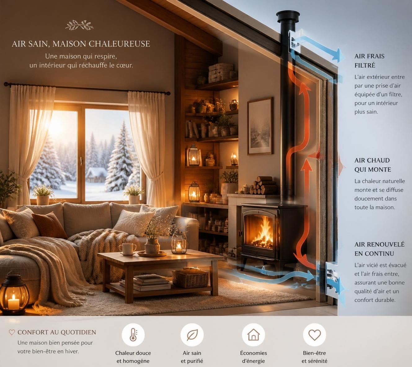 découvrez comment l'aéraulique permet d'améliorer le confort intérieur en assurant une qualité d'air optimale dans votre maison pour un environnement sain et agréable.