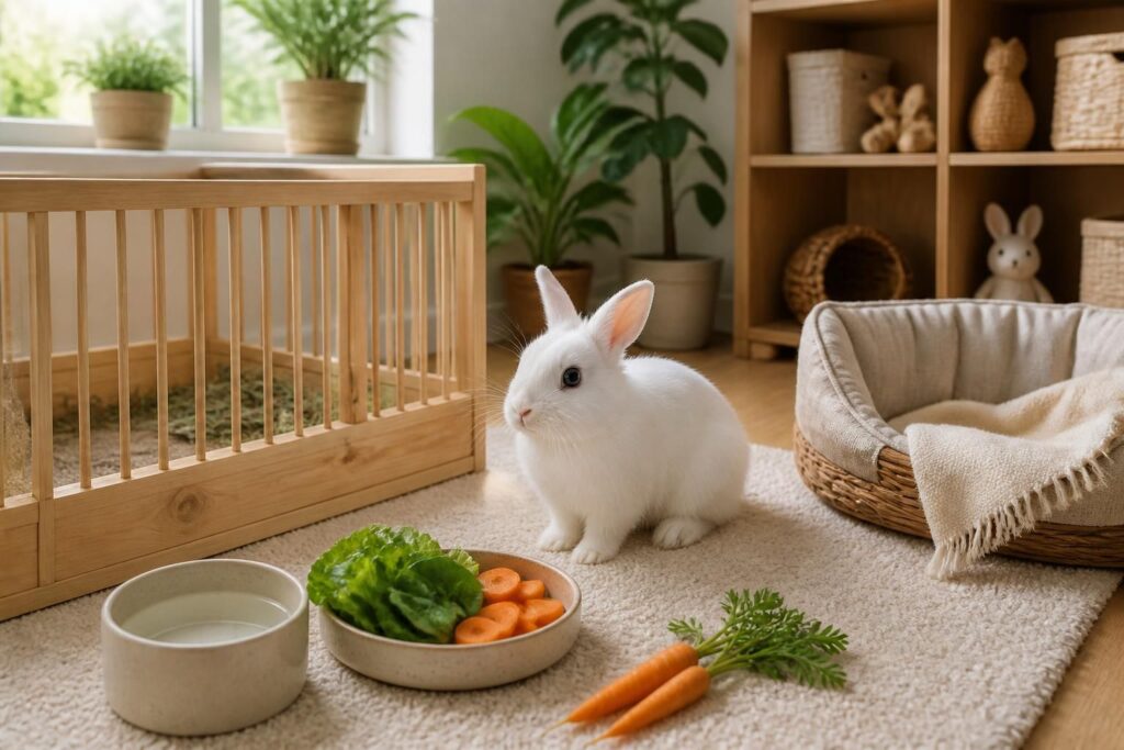 découvrez nos conseils pratiques pour bien préparer l'arrivée de votre bébé lapin à la maison et offrir à ce petit compagnon un environnement sûr et chaleureux.