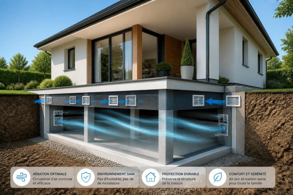 découvrez pourquoi une bonne aération du vide sanitaire est cruciale pour préserver la santé de votre maison, prévenir l'humidité et garantir un air intérieur sain.
