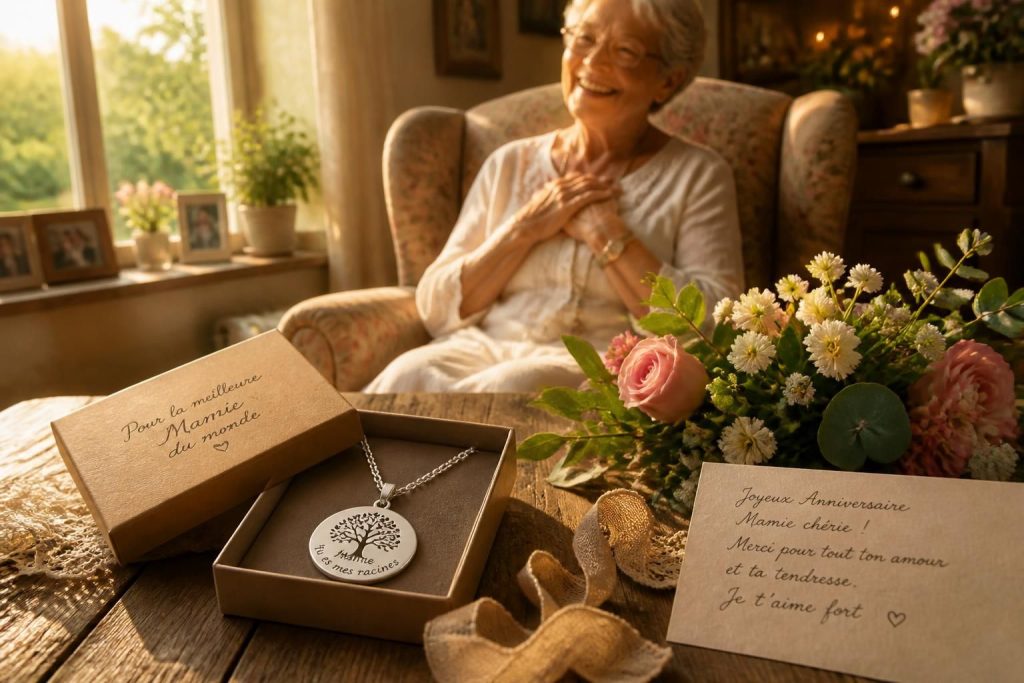 découvrez nos cadeaux pour grand-mère, personnalisés ou faits main, parfaits pour un anniversaire inoubliable et rempli d'émotions.