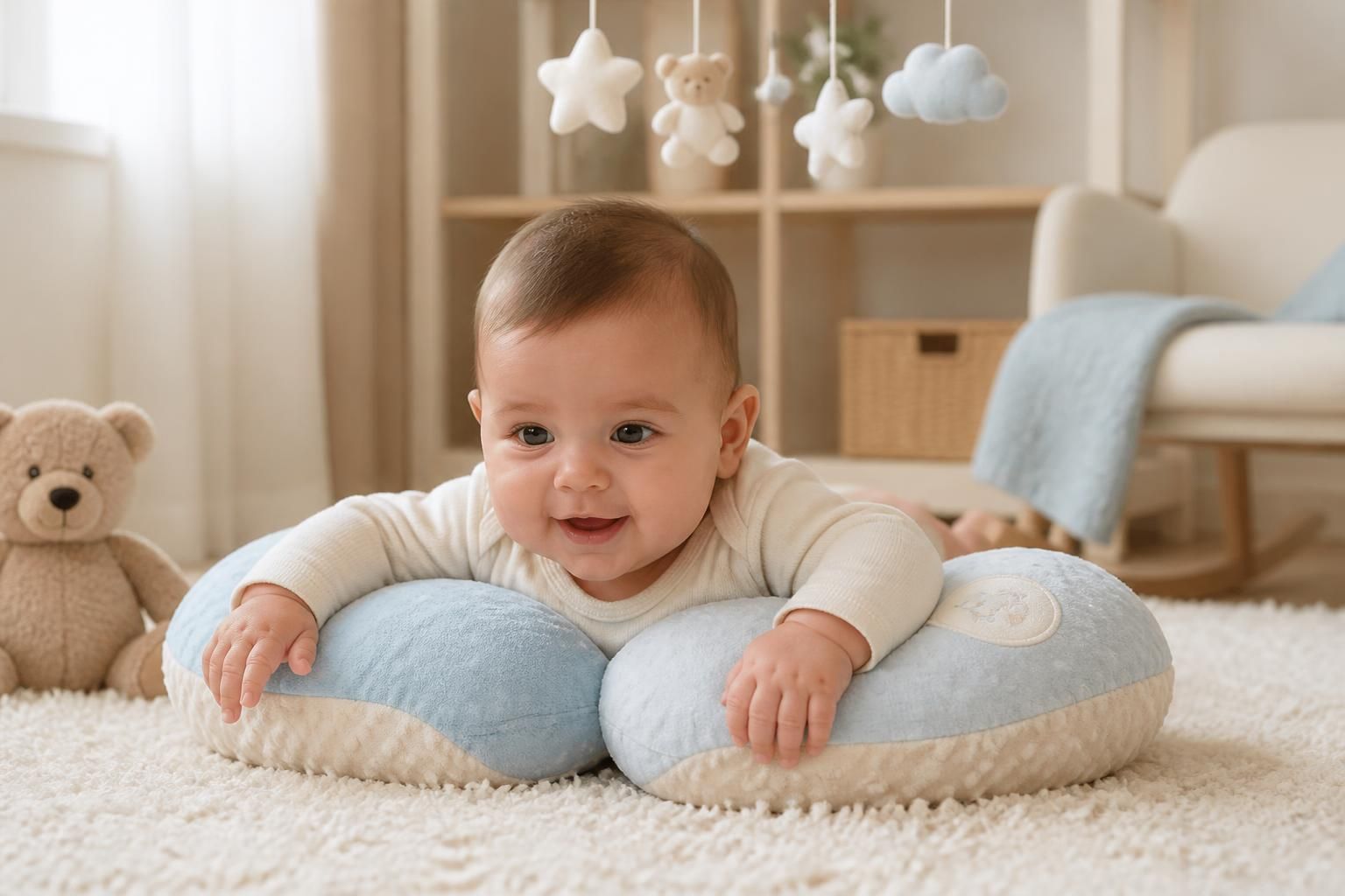 découvrez l'importance du tummy time pour bébé, quand le pratiquer et comment choisir un coussin adapté pour un confort optimal et un développement harmonieux.