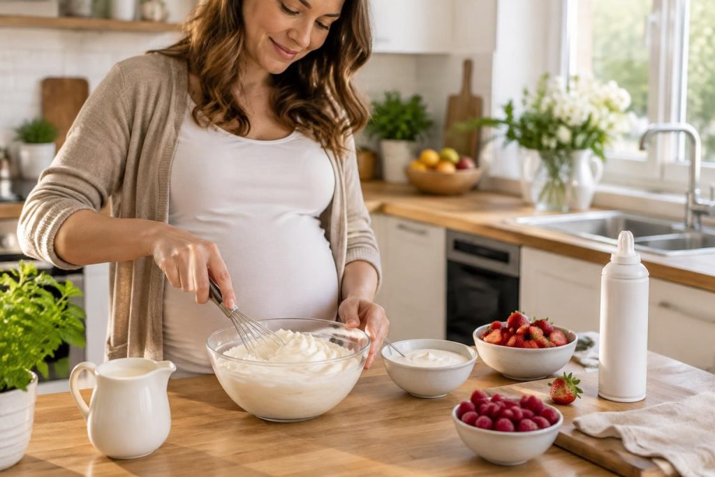 chantilly enceinte : découvrez les risques liés à la crème, les précautions pour une recette maison et les alternatives en bombe à privilégier.