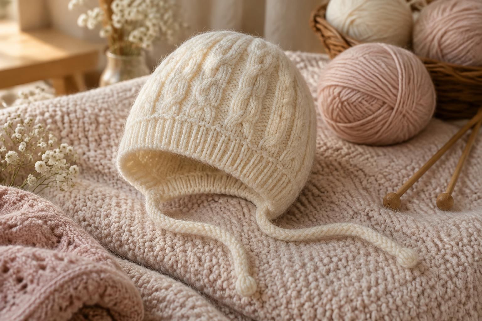 découvrez le modèle gratuit bergère de france et tricotez vous-même un adorable bonnet pour bébé grâce à des instructions faciles à suivre.